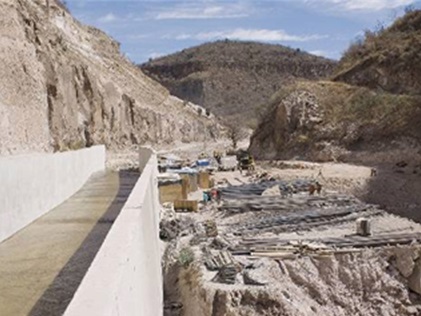 La presa  de El Zapotillo registra un avance del 40%